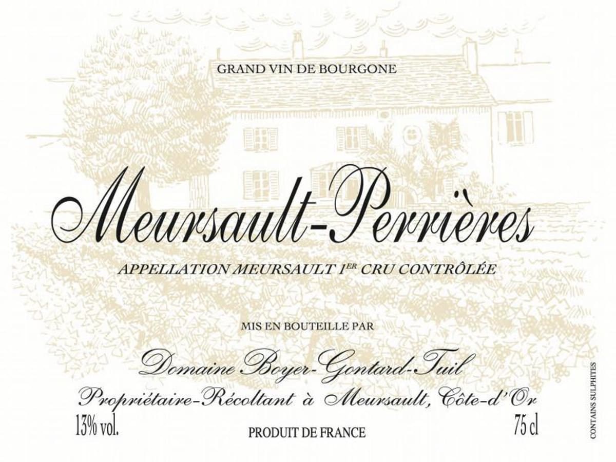 Domaine Boyer-Gontard Meursault Perrieres Premier Cru 2011 Front Label