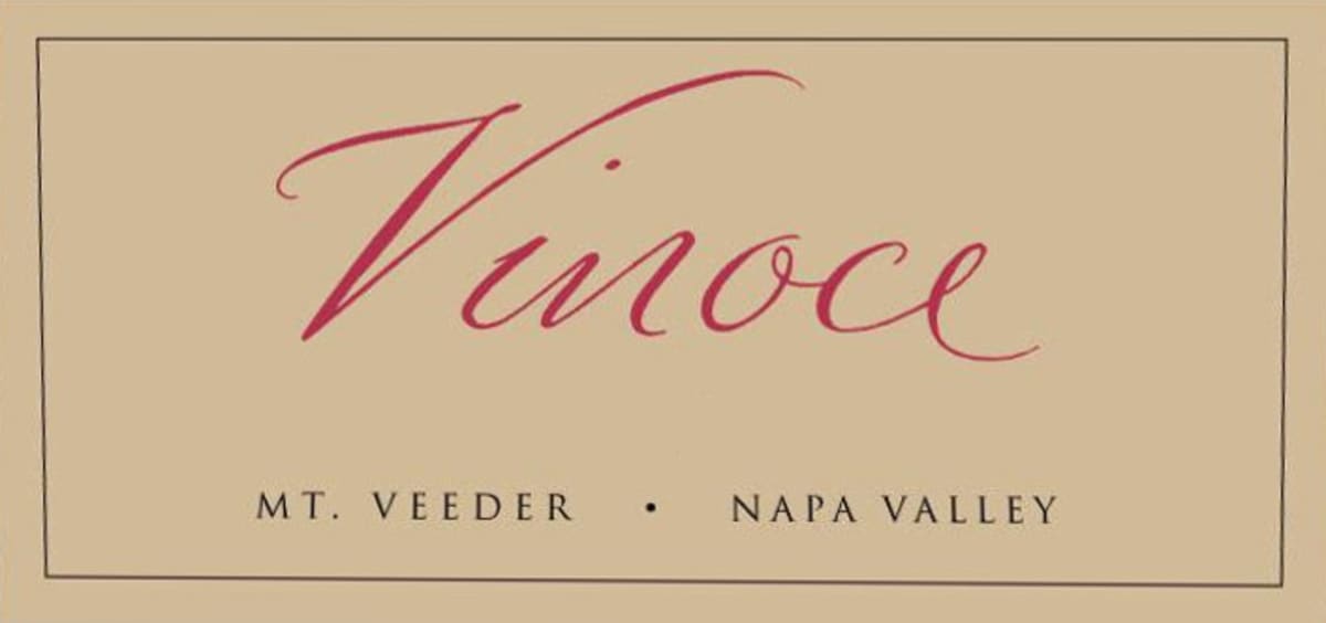 Vinoce Mt. Veeder Estate 2010 Front Label