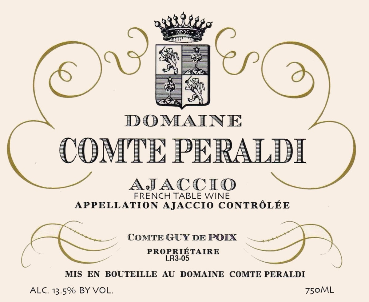Domaine Comte Peraldi Ajaccio Vermentino 2006 Front Label