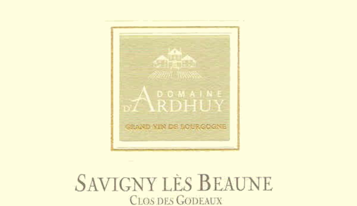 Domaine d'Ardhuy Savigny les Beaune Clos des Godeaux 2008 Front Label
