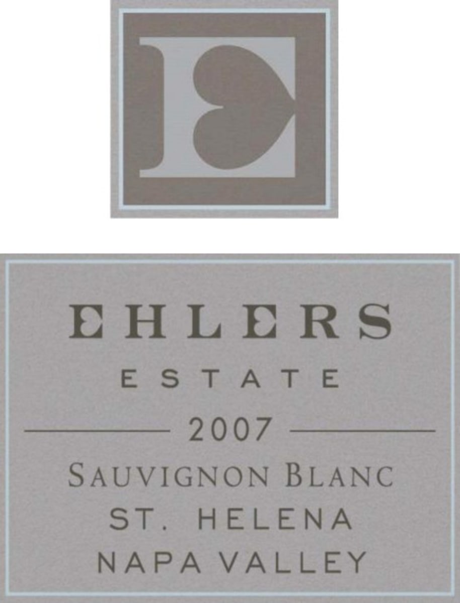 Ehlers Estate Sauvignon Blanc 2007  Front Label