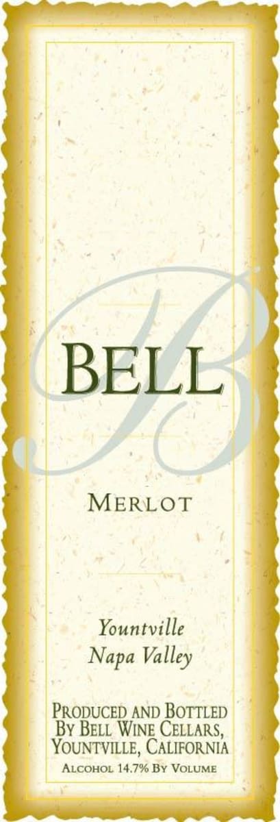 Bell Wine Cellars Merlot 2011 Front Label