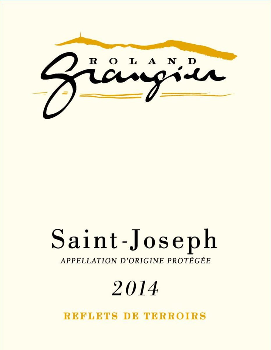 Domaine Roland Grangier Saint-Joseph Reflets de Terroir 2014 Front Label