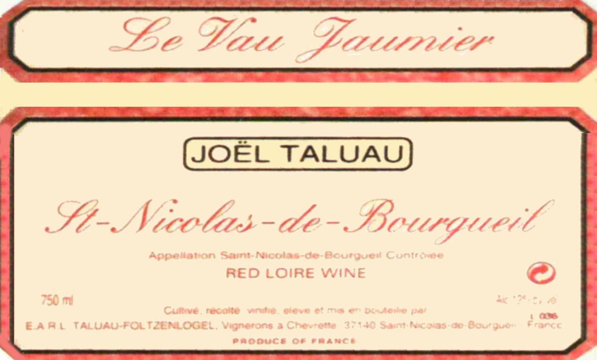 Domaine Taluau et Foltzenlogel St-Nicolas-de-Bourgueil Le Vau Jaumier 2006 Front Label