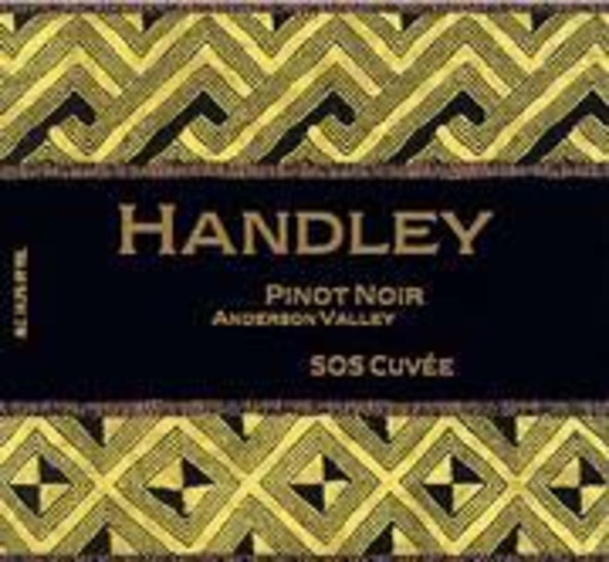 Handley SOS Cuvee Pinot Noir 1999 Front Label