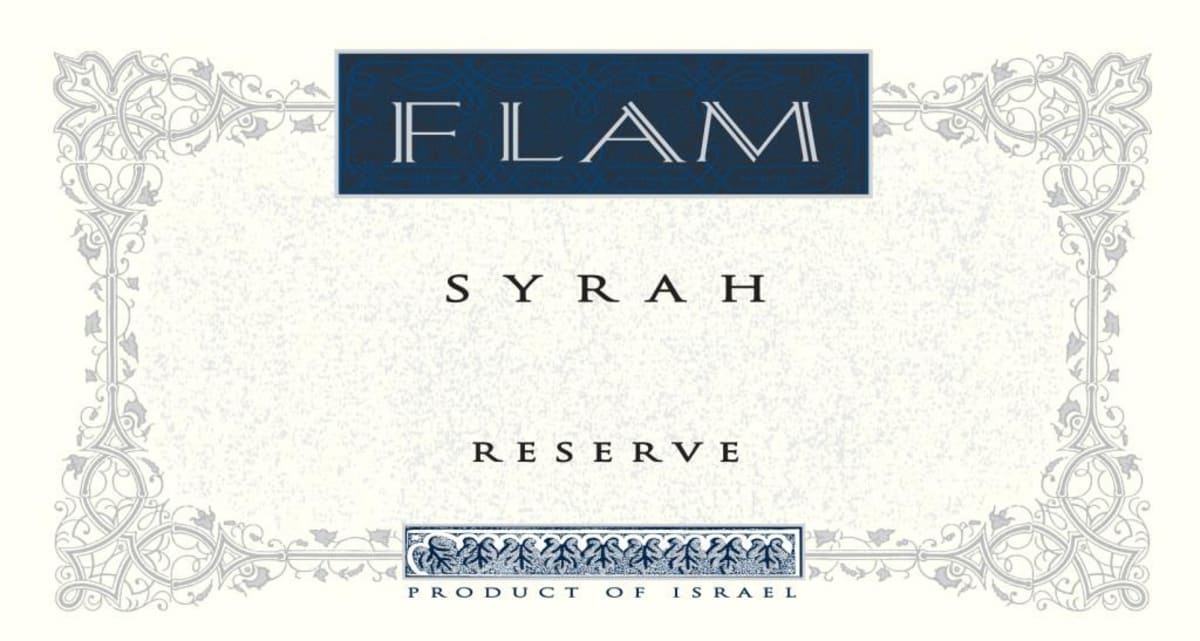 Flam Reserve Syrah (OK Kosher) 2011 Front Label