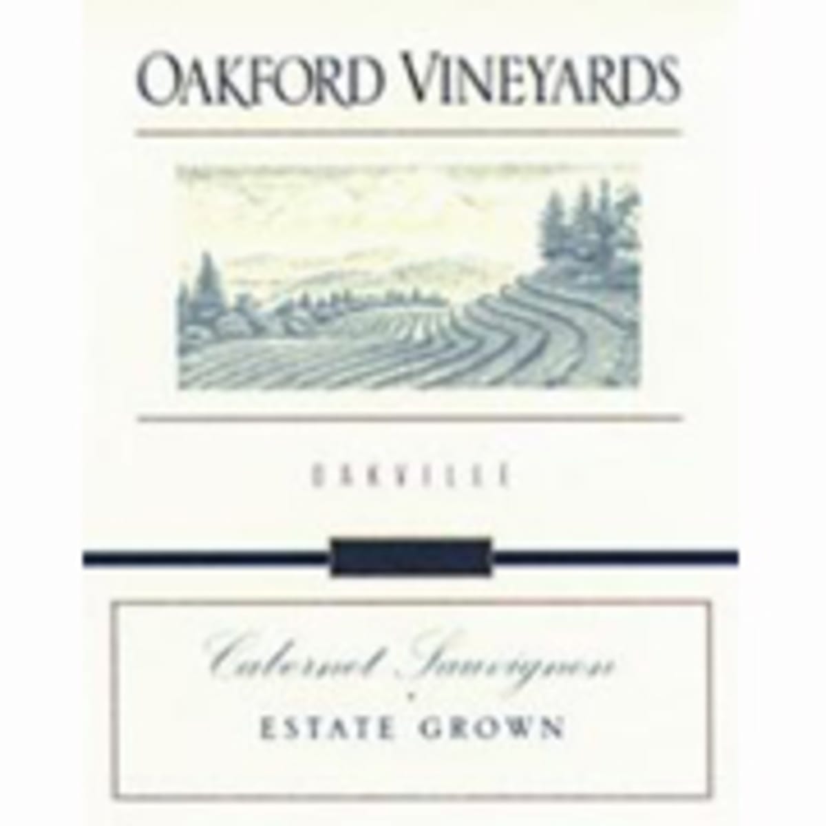 Oakford Vineyards Oakville Cabernet Sauvignon 1998 Front Label