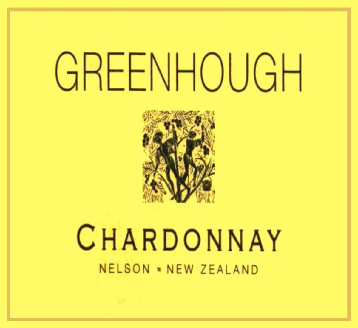 Greenhough Chardonnay 2014 Front Label