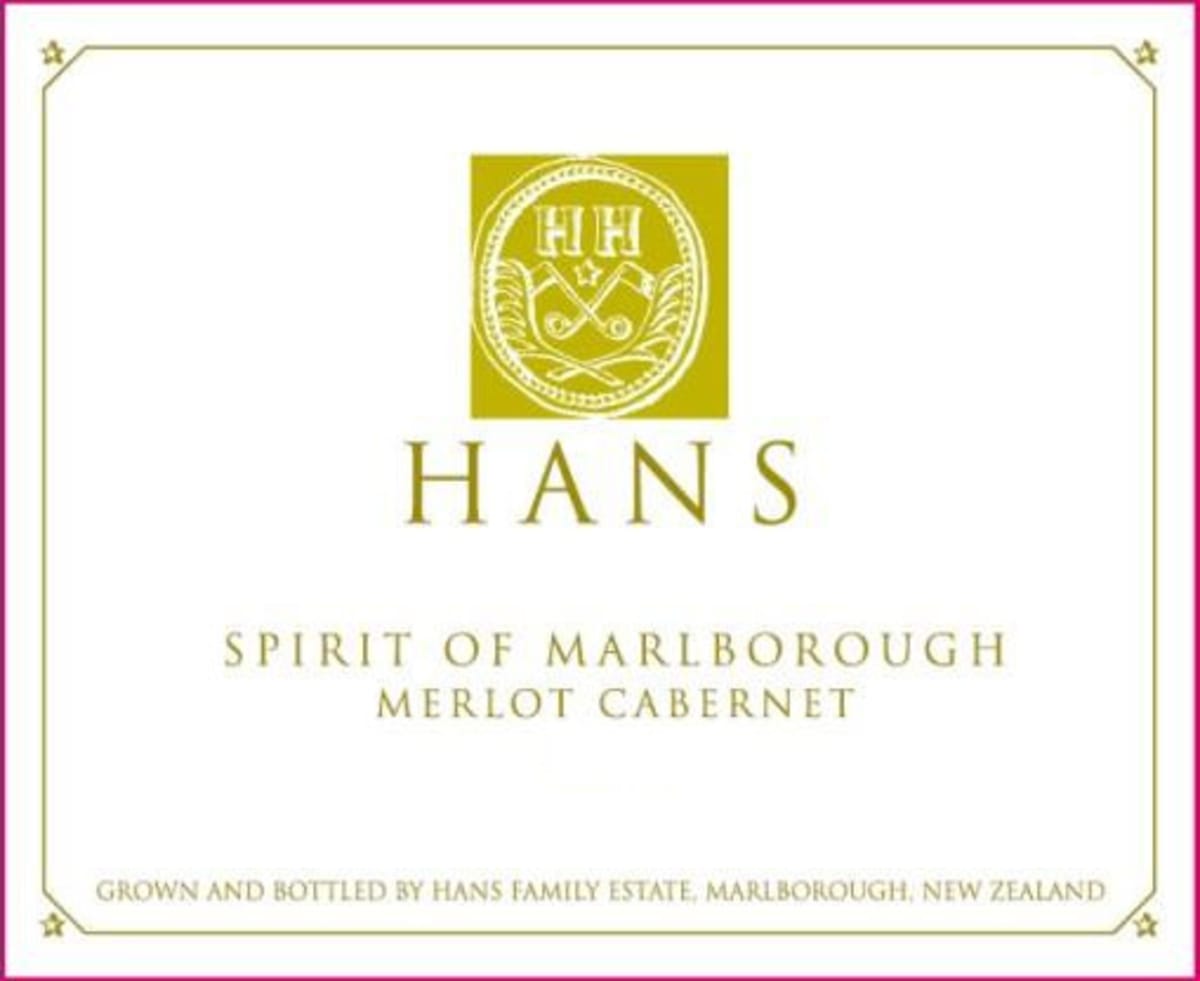 Hans Herzog Estate Spirit of Marlborough Merlot Cabernet Sauvignon 2006 Front Label