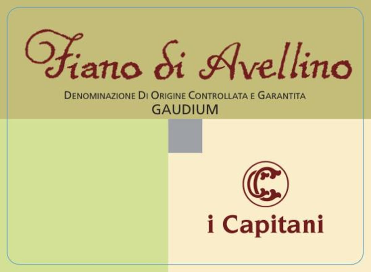 I Capitani Fiano di Avellino Gaudium 2013 Front Label