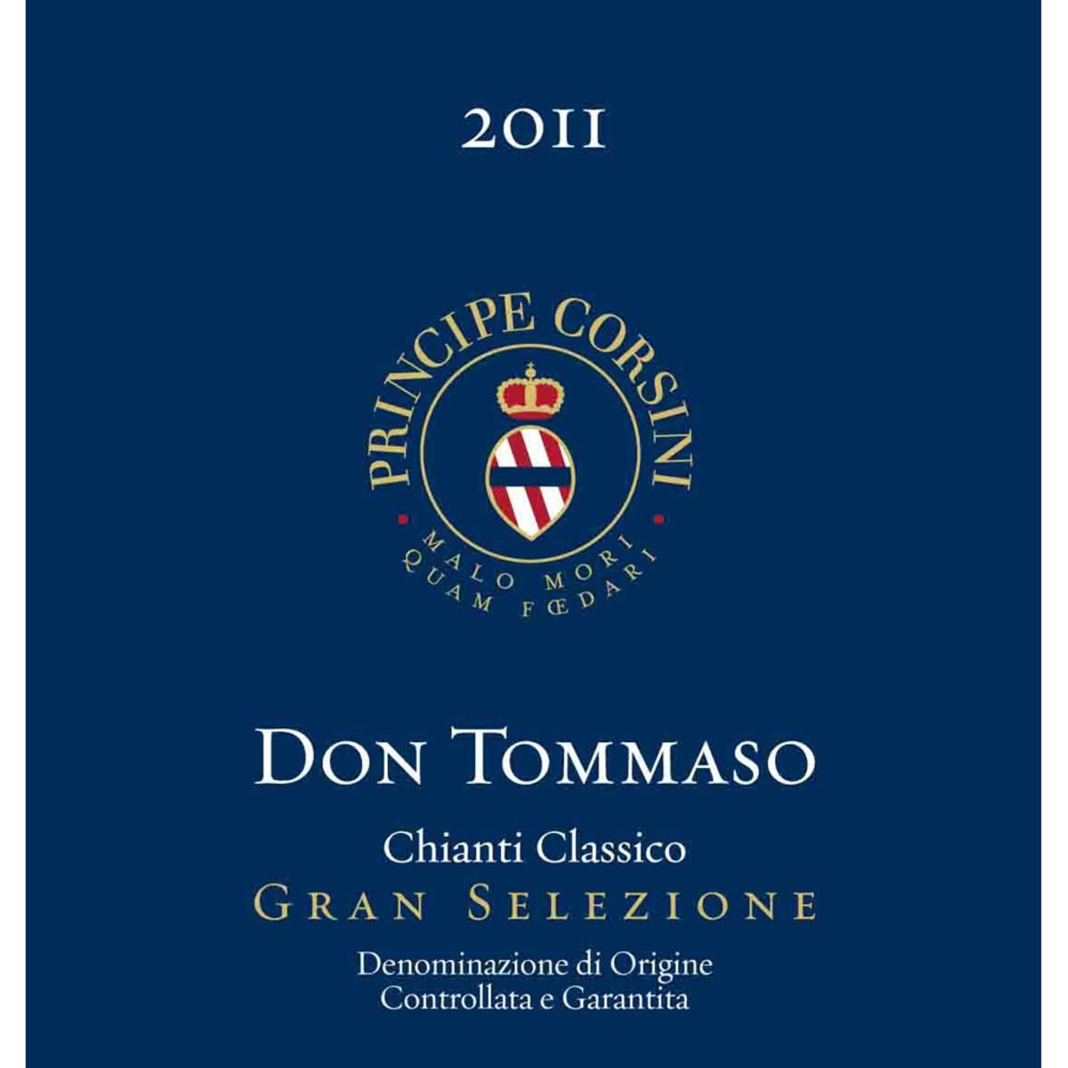 Le Corti Don Tommaso Chianti Classico Gran Selezione 2011 Front Label