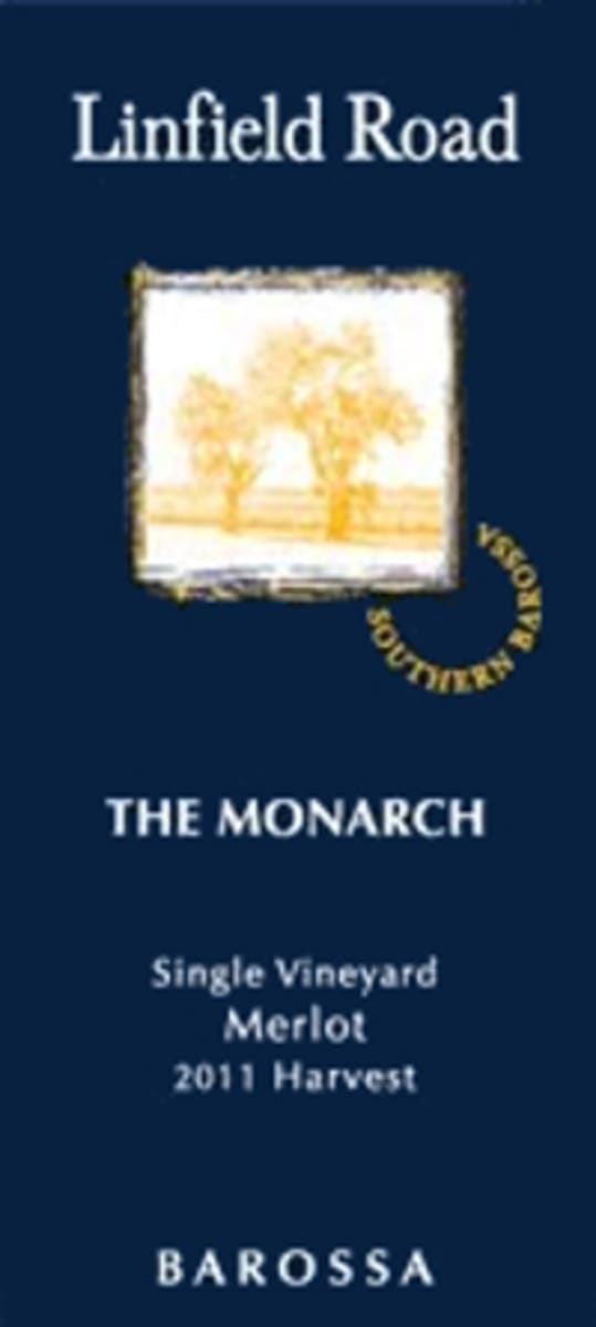 Linfield Road Wines Cellar Door The Monarch Single Vineyard Merlot 2011 Front Label