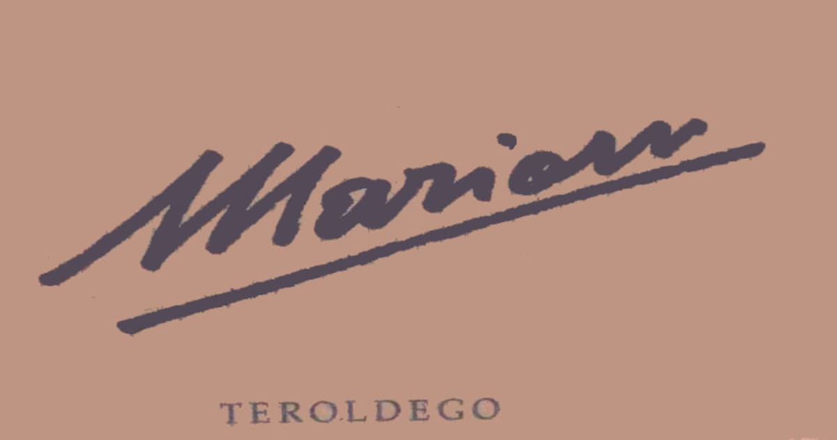 Marion Veneto Teroldego 2008 Front Label