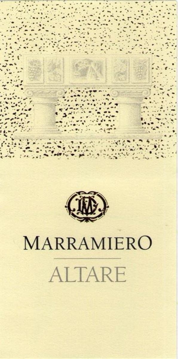 Marramiero Trebbiano d'Abruzzo Altare 2011 Front Label