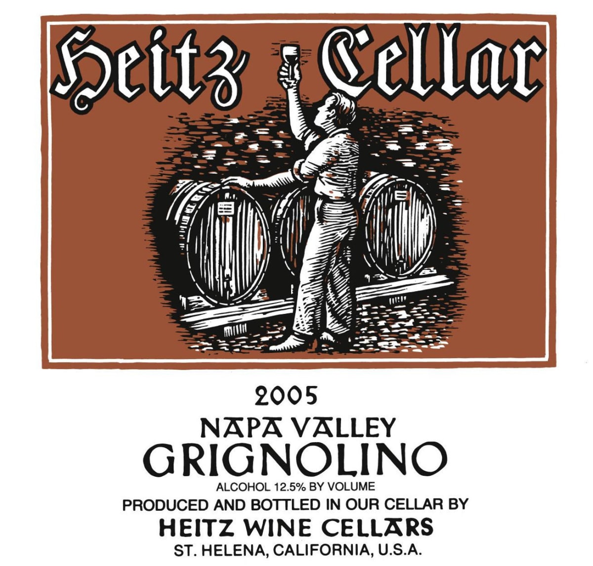 Heitz Cellar Grignolino 2005  Front Label