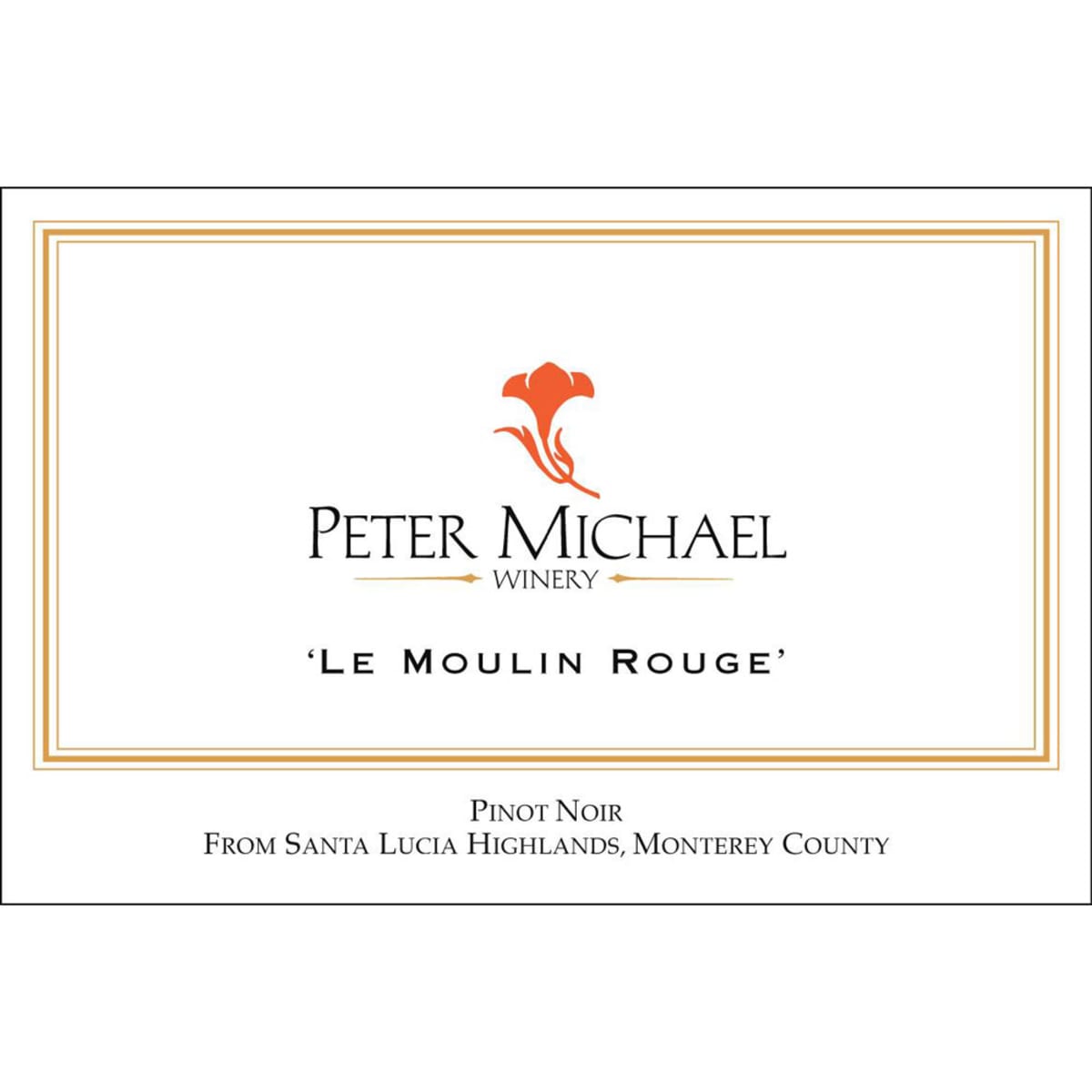 Peter Michael Le Moulin Rouge Pinot Noir 2005 Front Label