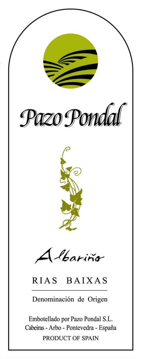 Pazo Pondal Rias Baixas Albarino 2010 Front Label