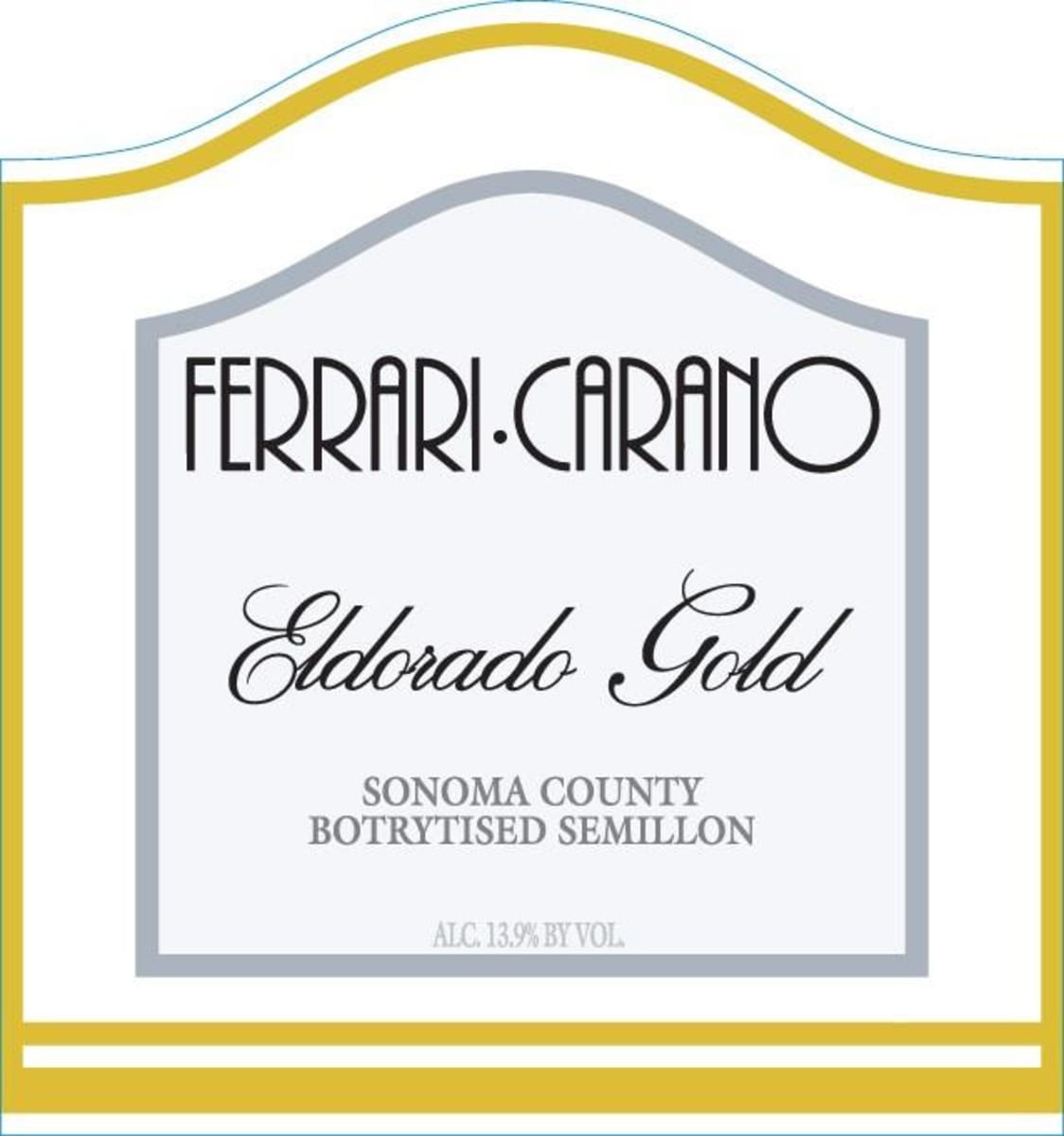 Ferrari-Carano Eldorado Gold 2013 Front Label