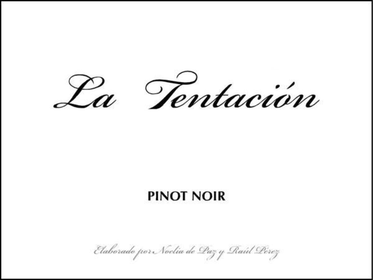 Raul Perez & Noelia de Paz La Tentacion Vino de Mesa Pinot Noir 2012 Front Label