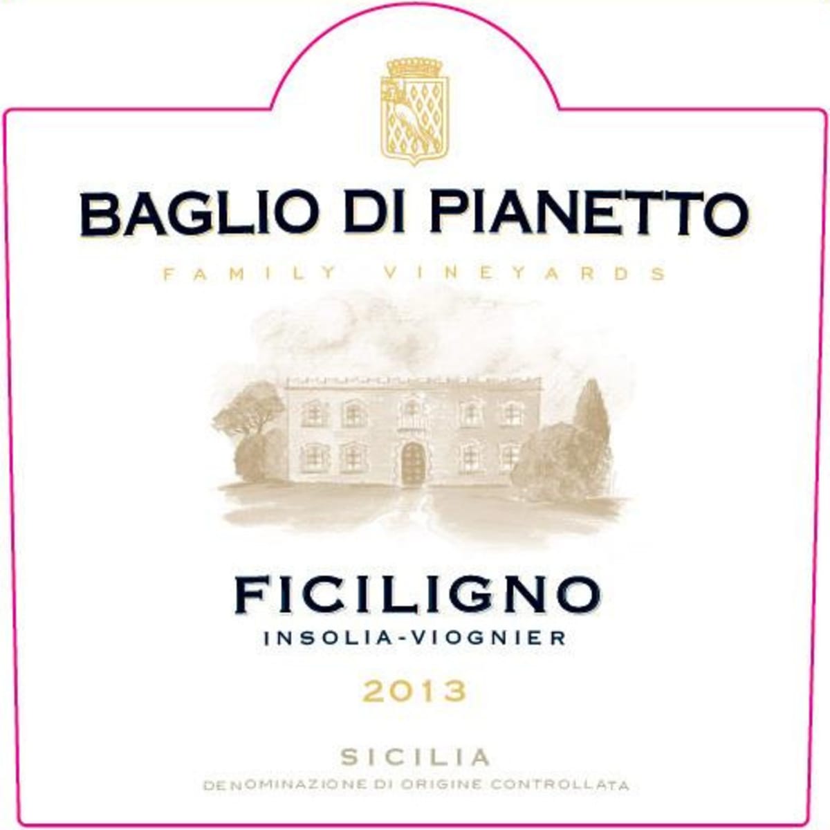 Baglio di Pianetto Ficiligno 2013 Front Label