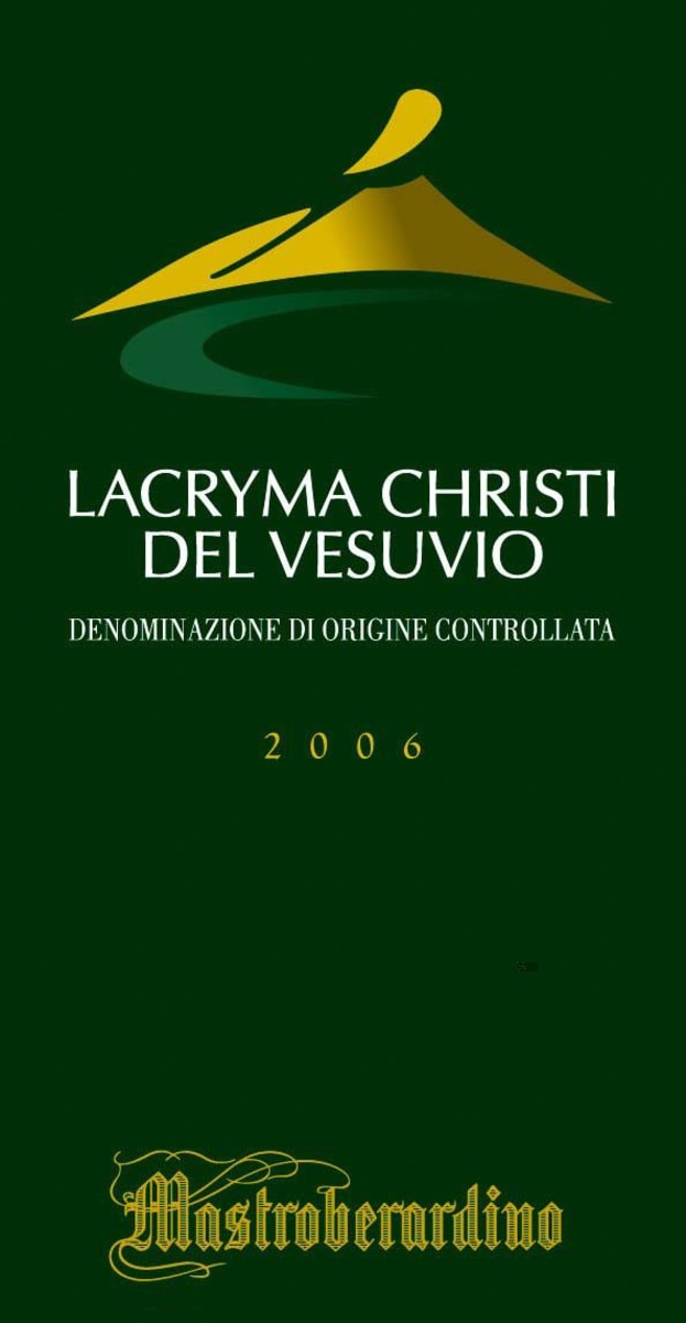 Mastroberardino Lacryma Christi del Vesuvio Bianco 2006 Front Label