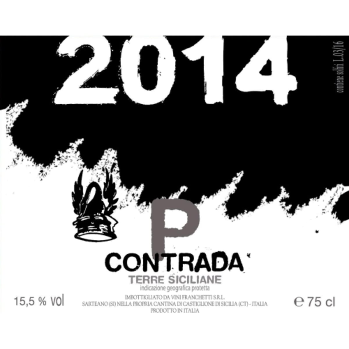 Passopisciaro Contrada P 2014 Front Label