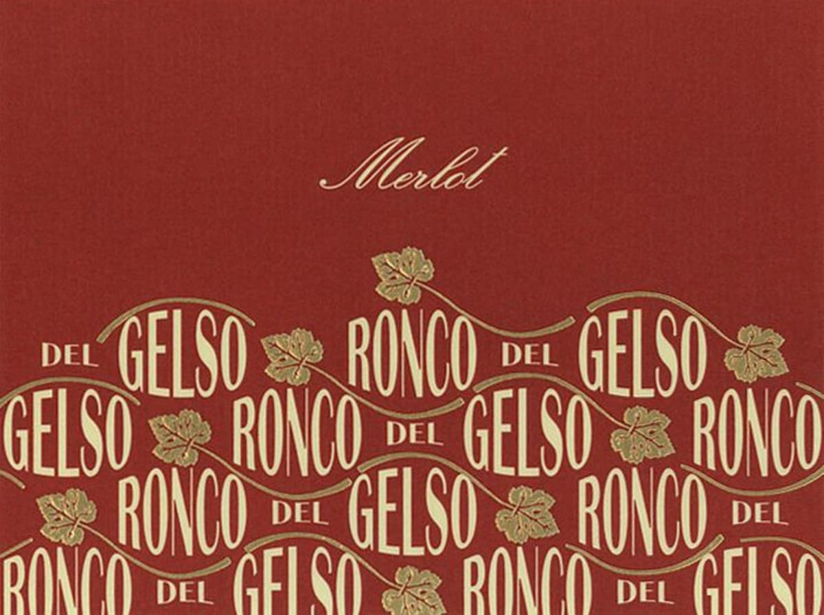 Ronco del Gelso Friuli Isonzo Merlot 2005 Front Label