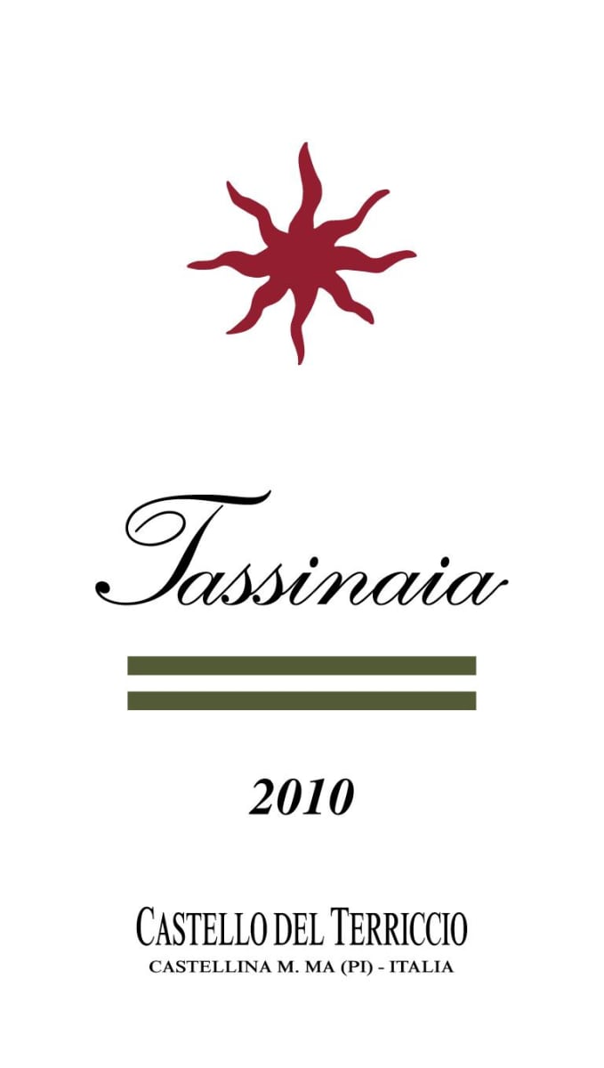 Castello del Terriccio Toscana Tassinaia 2010 Front Label