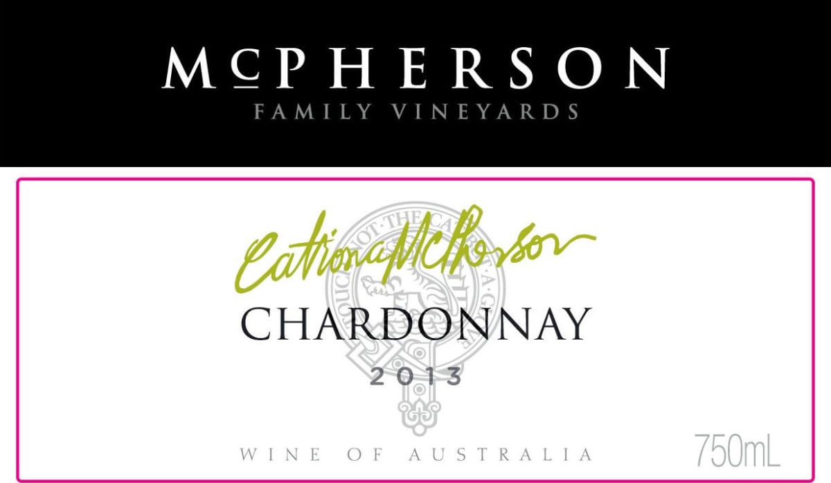 McPherson Chardonnay 2013 Front Label