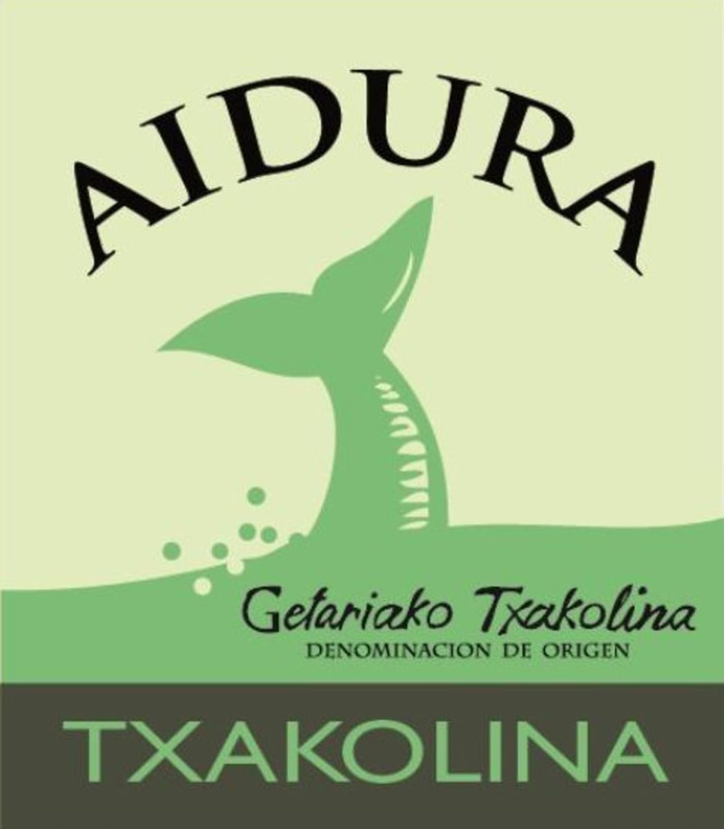 Talai Berri Getariako Txakolina Aidura 2014 Front Label