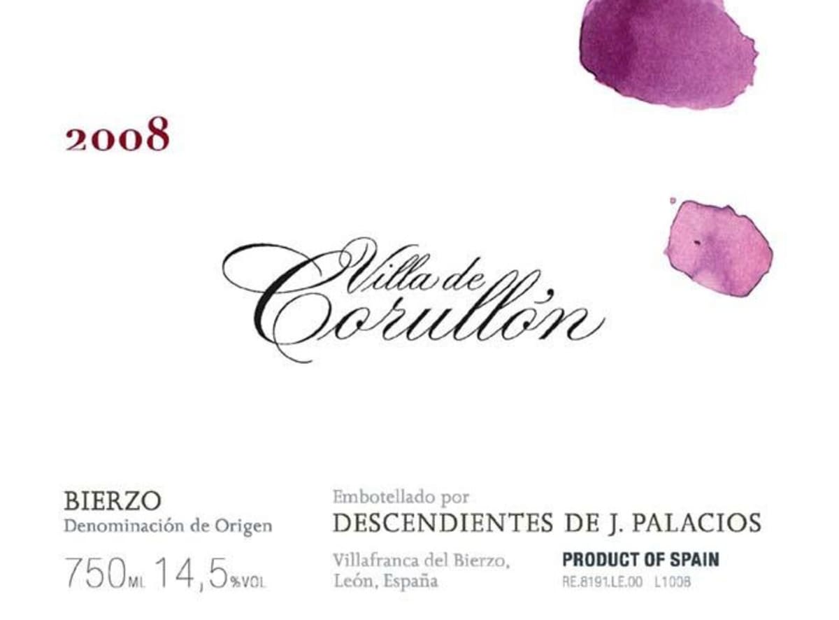 Descendientes de Jose Palacios Villa de Corullon 2008 Front Label