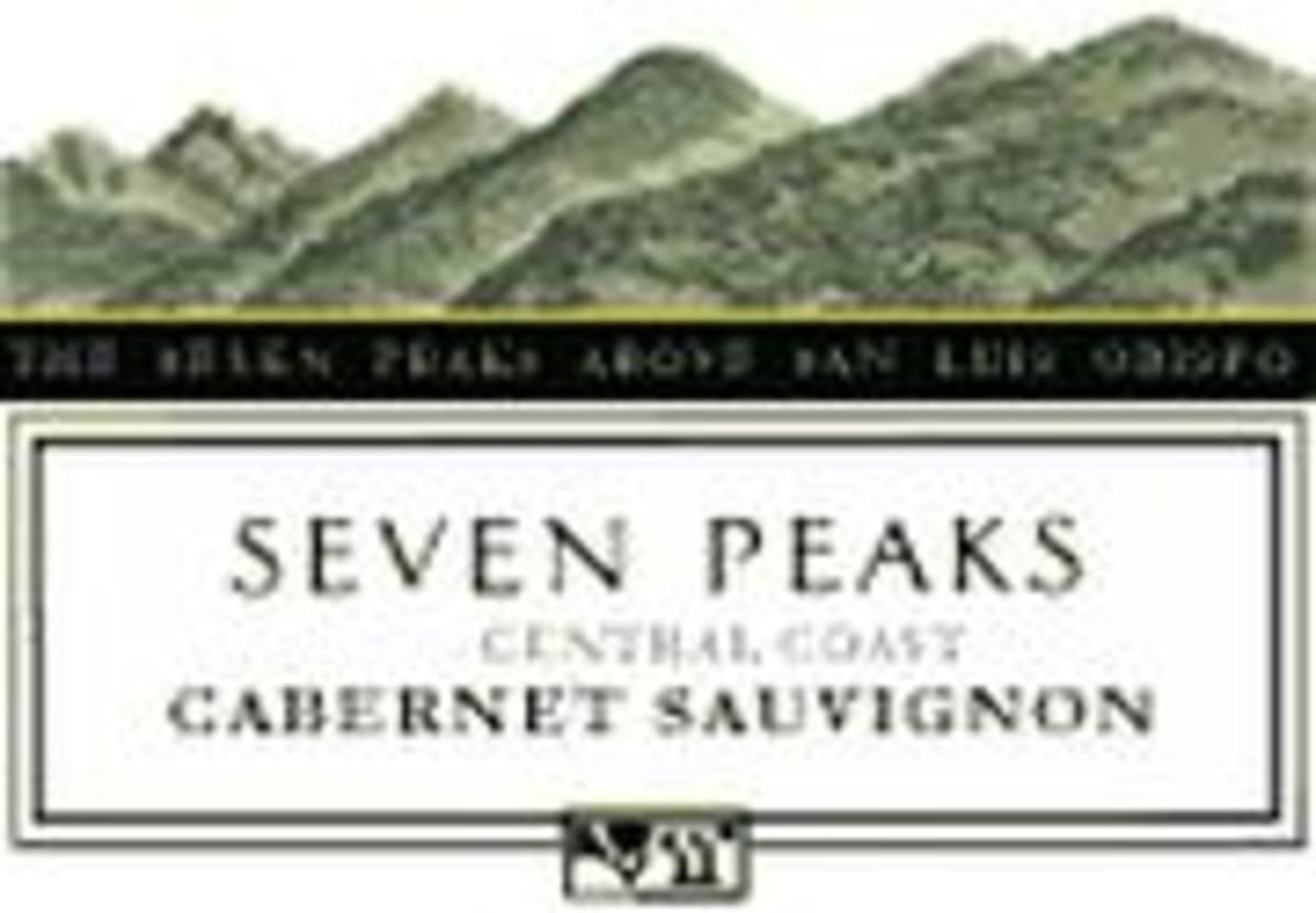 Seven Peaks Cabernet Sauvignon 1999 Front Label