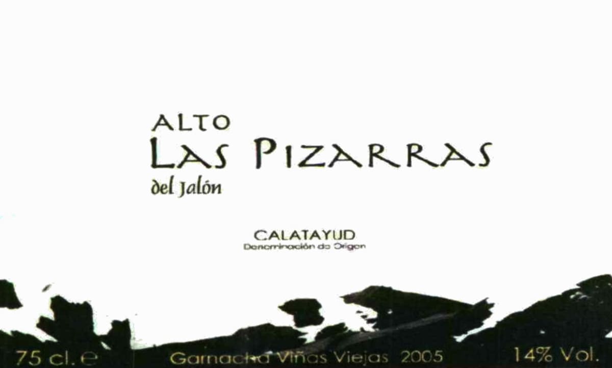 Bodegas Y Vinedos del Jalon Altos Las Pizarras 2005 Front Label