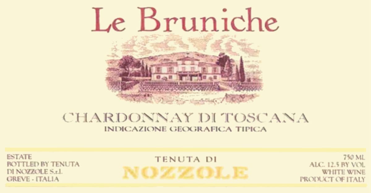 Tenuta di Nozzole Le Bruniche Chardonnay 2009 Front Label