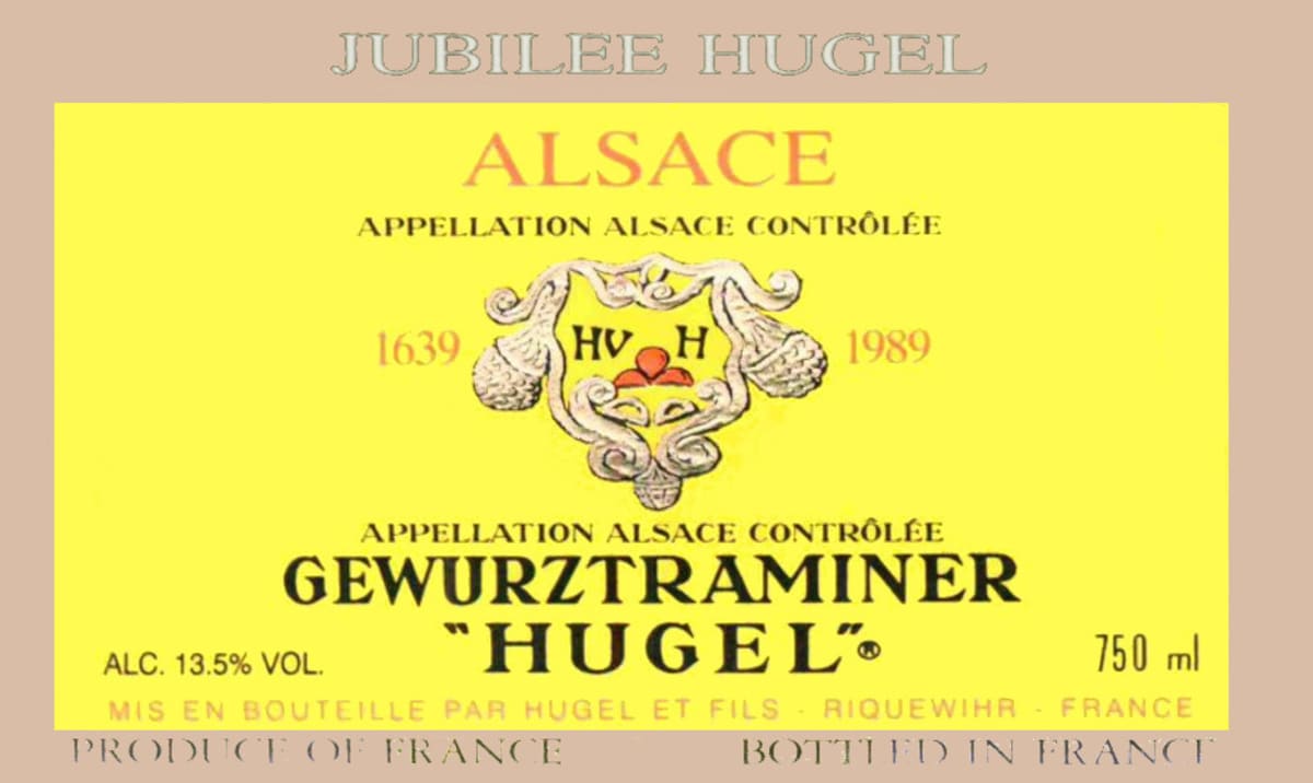 Hugel Jubilee Gewurztraminer 2006 Front Label