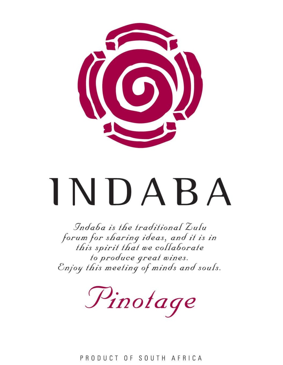 Indaba Pinotage 2006 Front Label