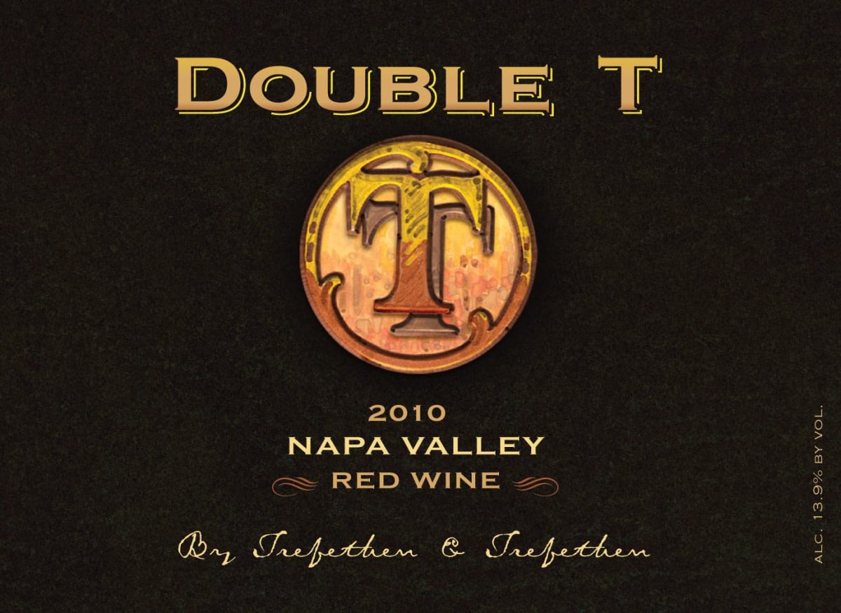 Trefethen Double T Red 2010 Front Label