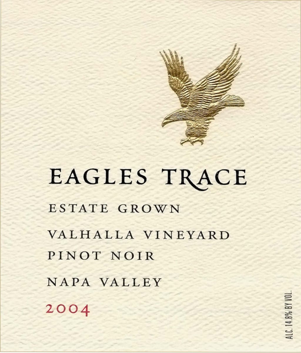 Eagles Trace Valhalla Vineyard Pinot Noir 2004 Front Label