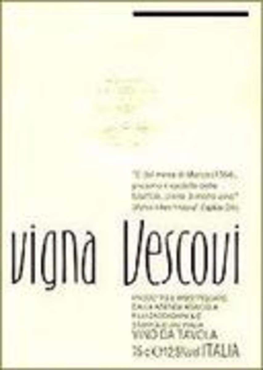 Zaccagnini Villa Vescovi 1997 Front Label