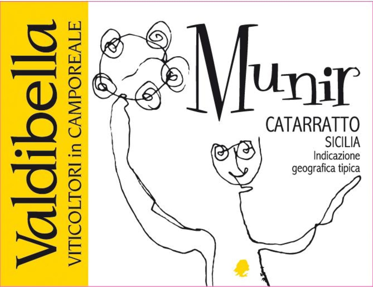 Valdibella Sicilia Munir Catarratto 2015 Front Label