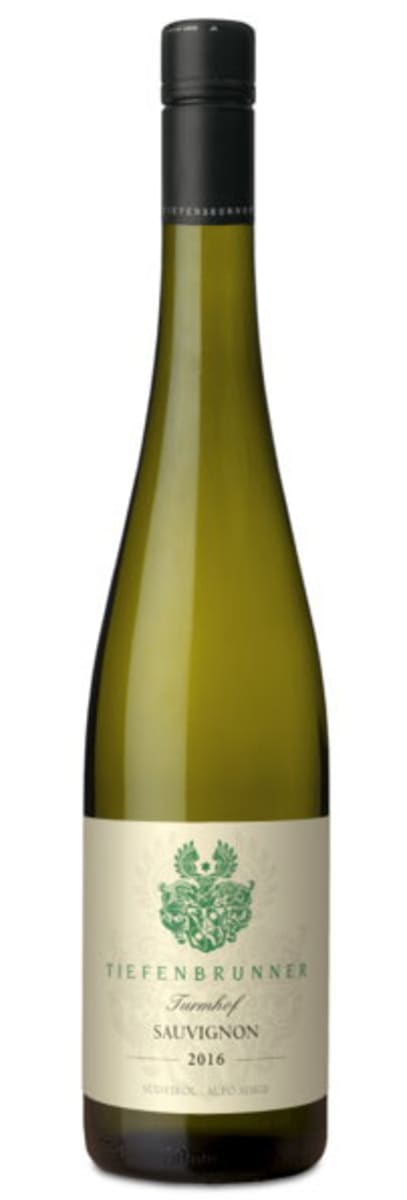 Tiefenbrunner Turmhof Sauvignon Blanc 2016 Front Bottle Shot