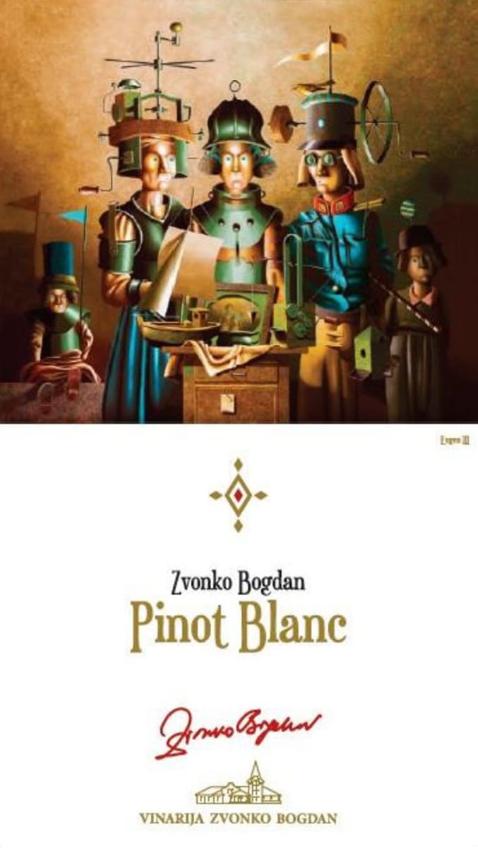 Vinarija Zvonko Bogdan Pinot Blanc 2014 Front Label