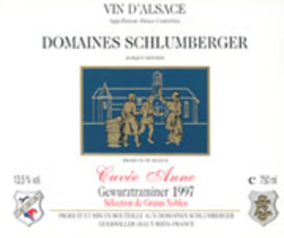 Domaines Schlumberger Cuvee Anne Gewurztraminer (500ML) 1997 Front Label