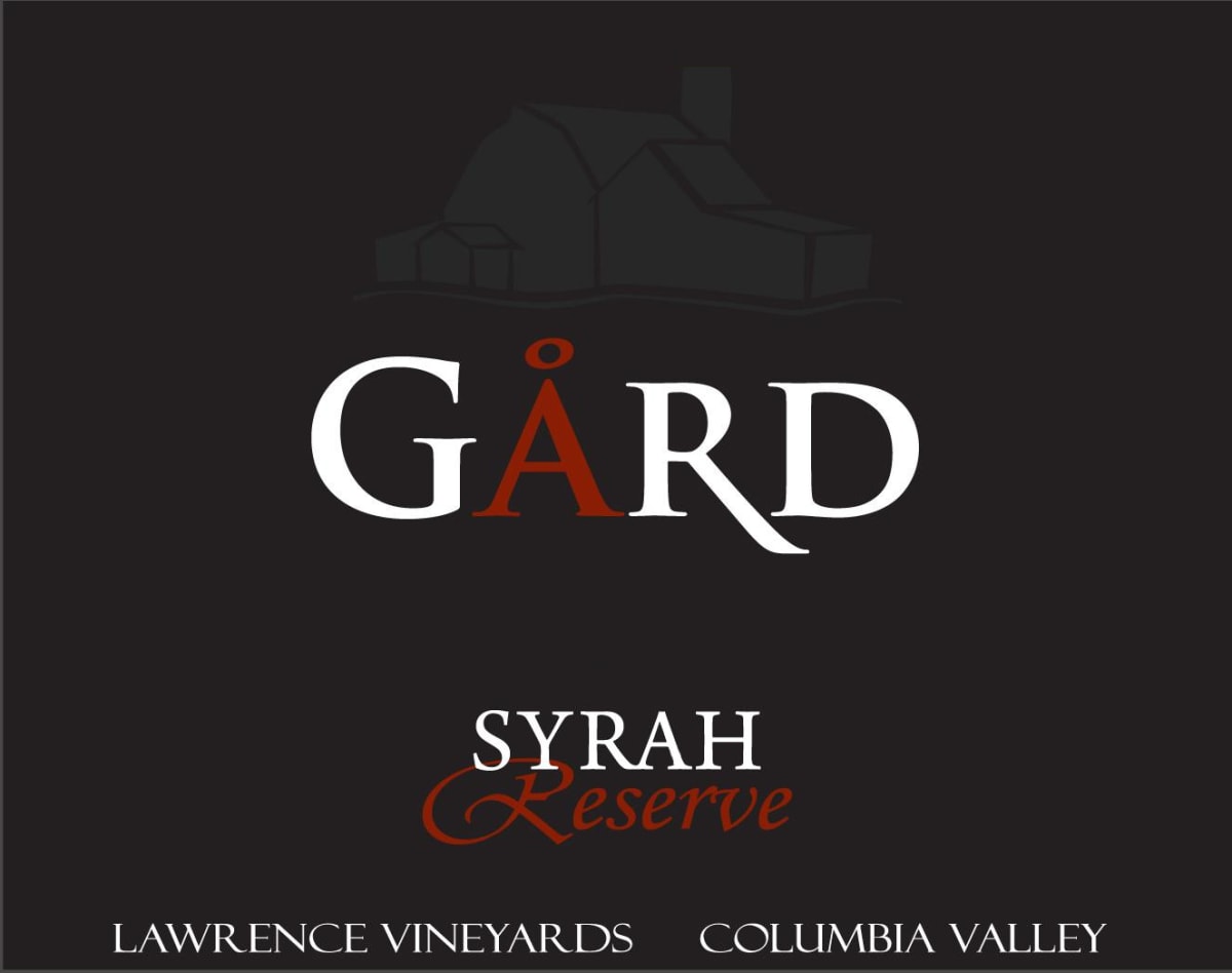 Gard Vintners Lawrence Vineyards Reserve Syrah 2012 Front Label