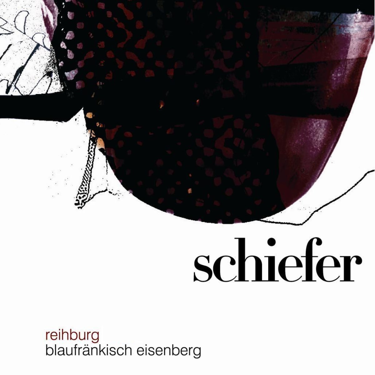 Weinbau Schiefer Reihburg Blaufrankisch 2012 Front Label