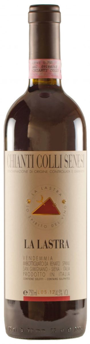 La Lastra Chianti Colli Senesi 2016 Front Bottle Shot