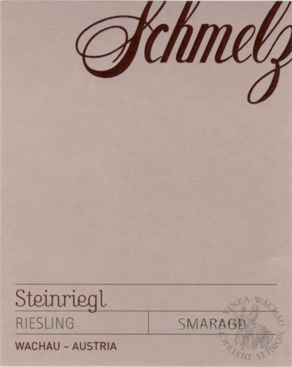 Weingut Familie Schmelz Steinriegl Smaragd Riesling 2010 Front Label