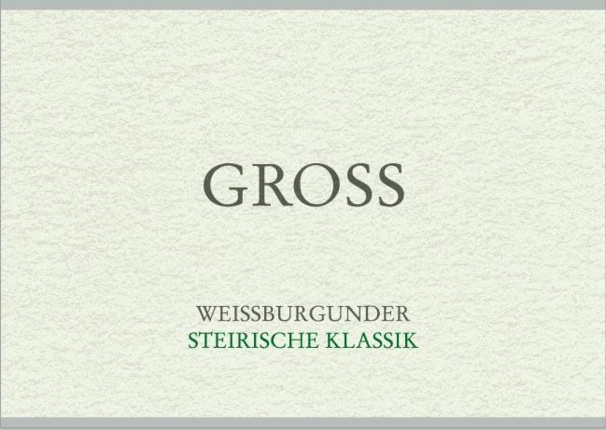 Weingut Gross Steirische Klassik STK Weissburgunder 2013 Front Label