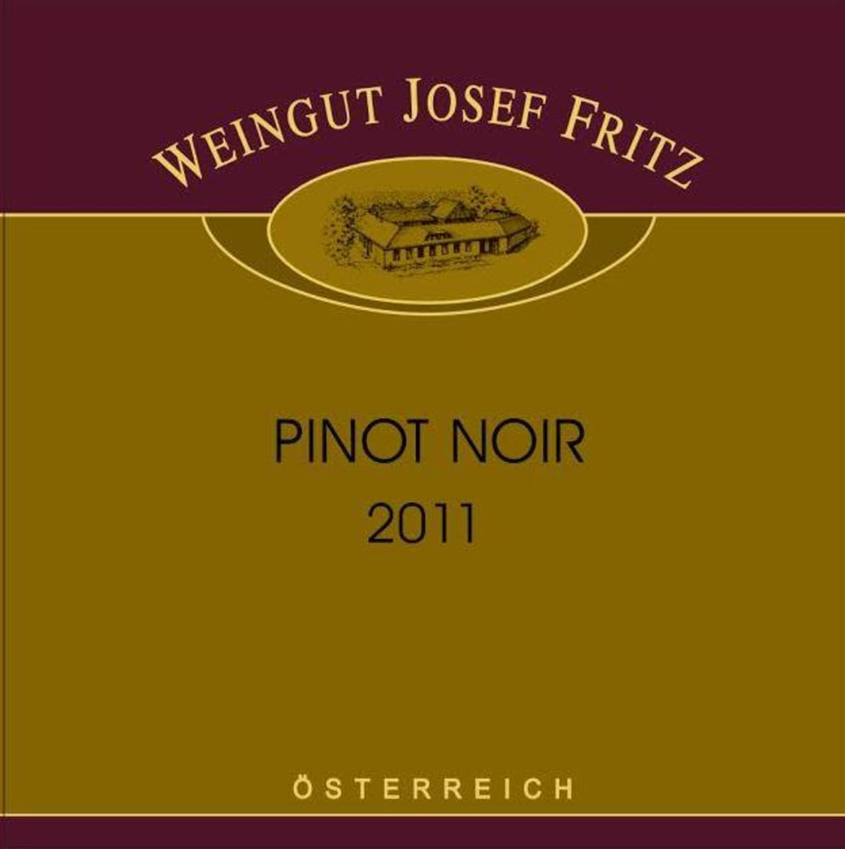 Weingut Josef Fritz Pinot Noir 2011 Front Label