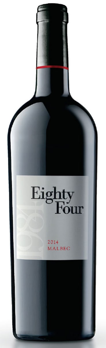 Eighty Four Malbec 2014 Front Bottle Shot